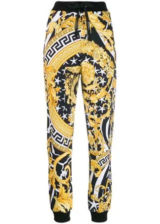 Versace спортивные брюки с принтом Savage Barocco