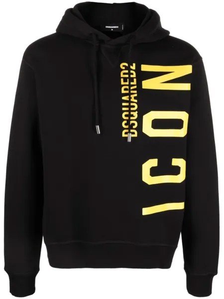 Dsquared2 худи Icon с логотипом, черный