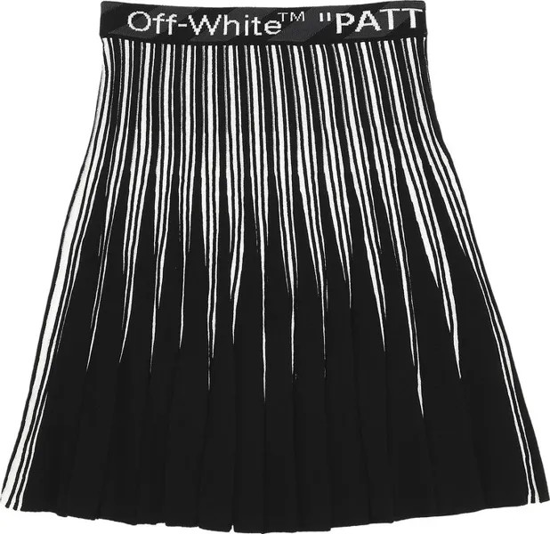 Юбка Off-White Bold Mini Skirt 'Black', черный