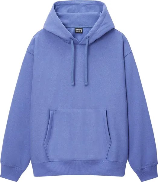 Худи Stussy Back Hood Appliqué 'Storm', синий