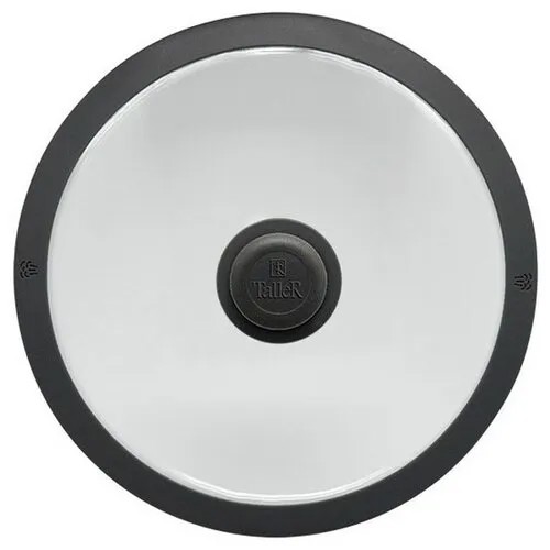 Крышка Taller TR-8001 (20 см) прозрачный / черный