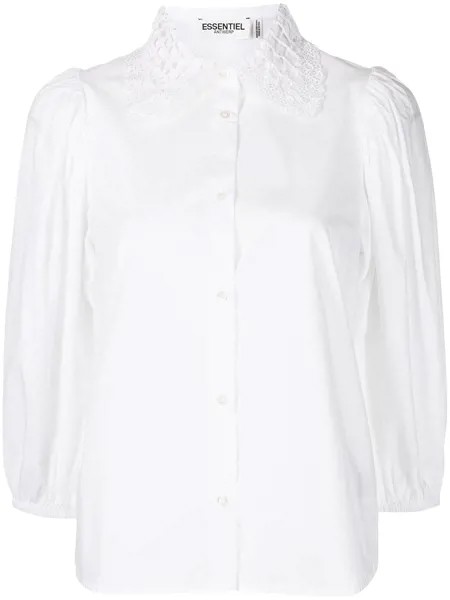 Essentiel Antwerp рубашка с кружевным воротником
