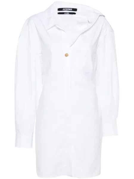 Jacquemus платье мини La Mini Robe, белый