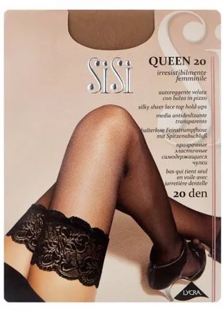 Чулки Sisi Queen 20 den, размер 3-M, miele (бежевый)