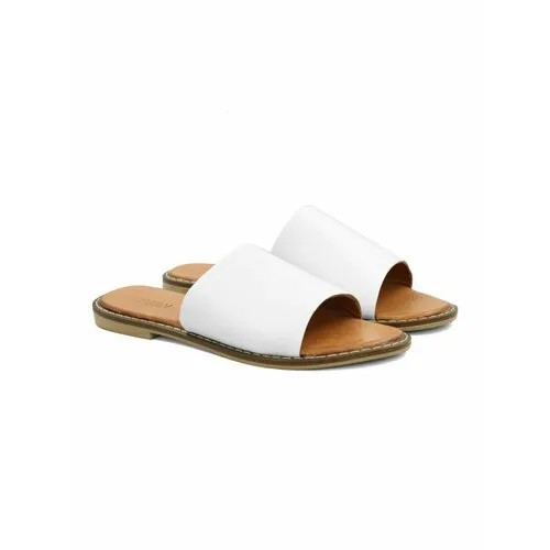Шлепанцы Clarks, размер 40 EU, белый