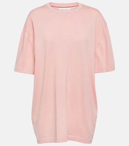 N°269 футболка из хлопка и кашемира Extreme Cashmere, розовый