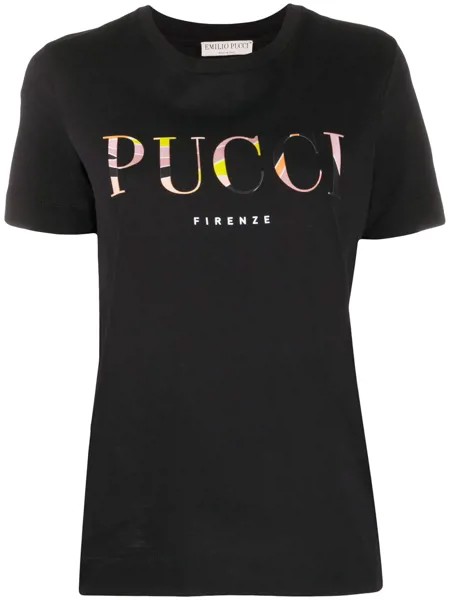 Emilio Pucci футболка с логотипом