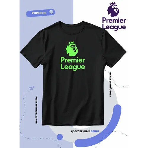 Футболка SMAIL-P логотип premier league-премьер лига, размер 5XL, черный