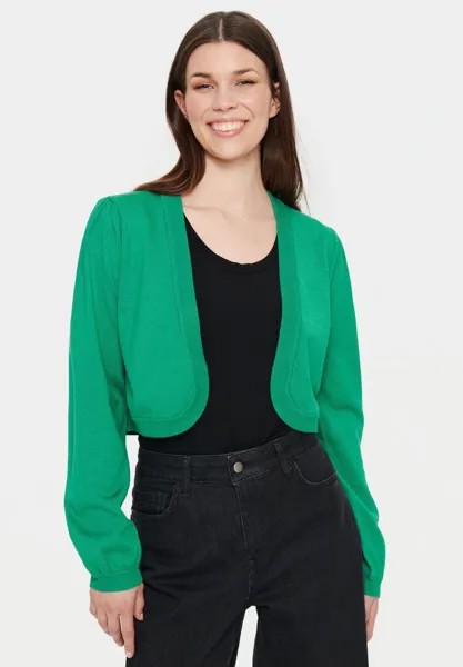 Кардиган Saint Tropez MILASZ BOLERO, цвет verdant green melange