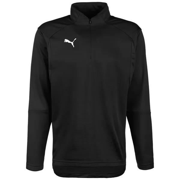 Лонгслив Puma LIGA Training 1/4 Zip, черный