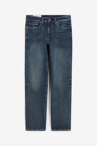 Джинсы H&M Xfit Straight Regular, синий