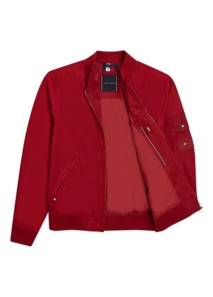Красное мужское пальто Tommy Hilfiger