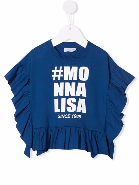 Monnalisa футболка с логотипом