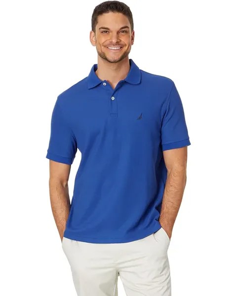Поло Nautica Sustainably Crafted Classic Fit Deck, цвет Bright Cobalt