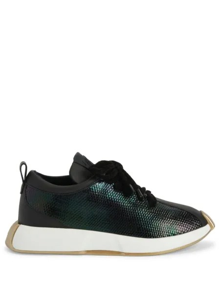 Giuseppe Zanotti кроссовки Ferox с нашивкой-логотипом, черный