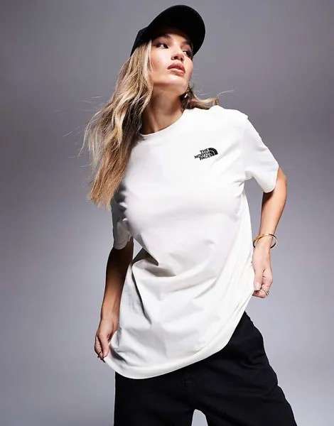 The North Face – Simple Dome – Футболка Oversize цвета Wollwei =f mit Logo