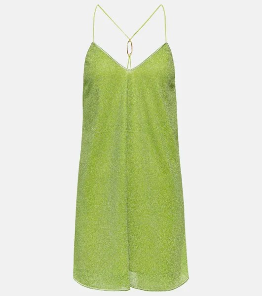 Платье мини-комбинация Lumière OSÉREE, зеленый