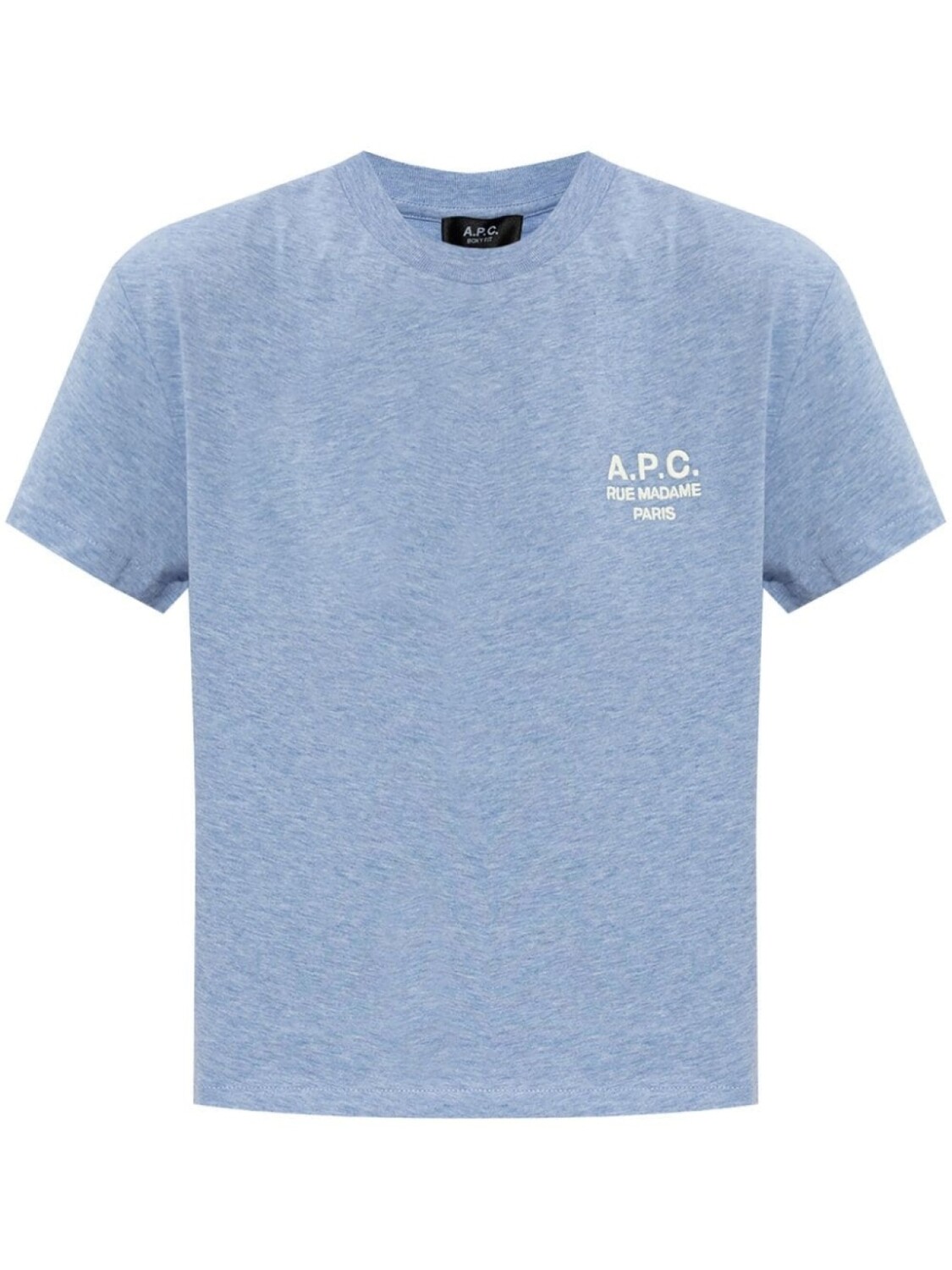 A.P.C. футболка из хлопка, синий