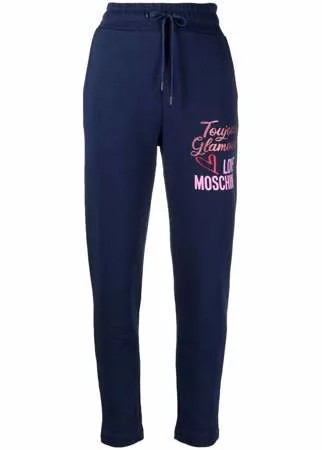 Love Moschino спортивные брюки с логотипом