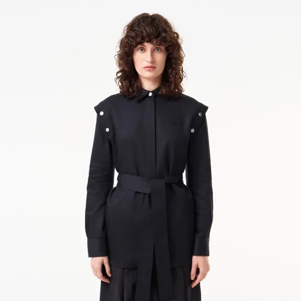 Женская рубашка Lacoste Regular Fit с поясом