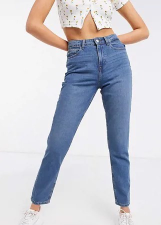 Синие свободные джинсы в винтажном стиле с завышенной талией Noisy May Tall-Синий