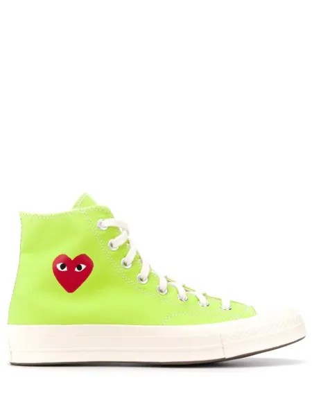 Comme des Garçons кеды Chuck 70 из коллаборации с Converse, зеленый