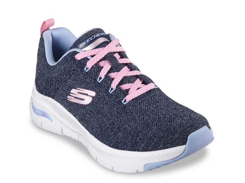 Ботинки Skechers Arch Fit Comfy Wave, светло-синий