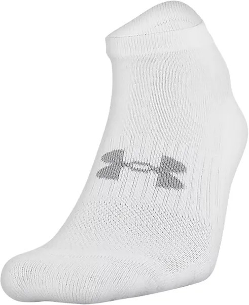 Мужские тренировочные носки для гольфа Under Armour No Show, 6 пар, белый