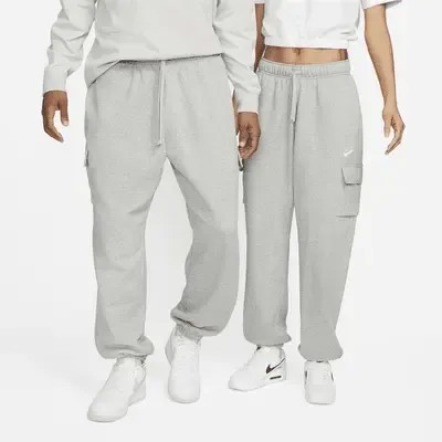 Спортивные брюки Nike Sportswear Club Fleece, серый/белый