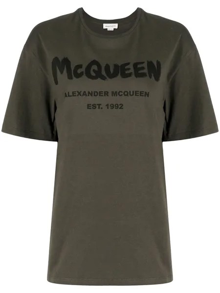 Alexander McQueen футболка с логотипом