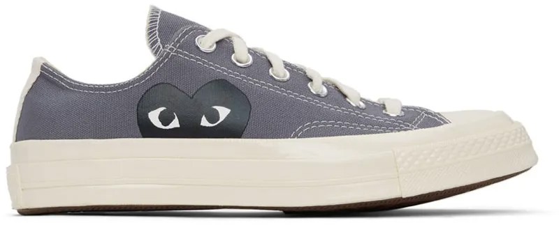 Серые кроссовки Converse Edition Half Heart Chuck 70 Comme des Garçons Play