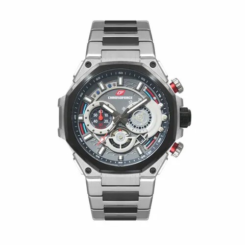 Наручные часы Chronoforce CF5340 GSSB GRAY, серебряный