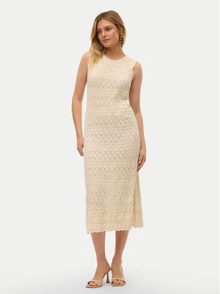 Платье стандартного кроя Vero Moda, экрю