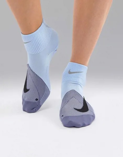 Синие носки Nike Running Elite-Синий