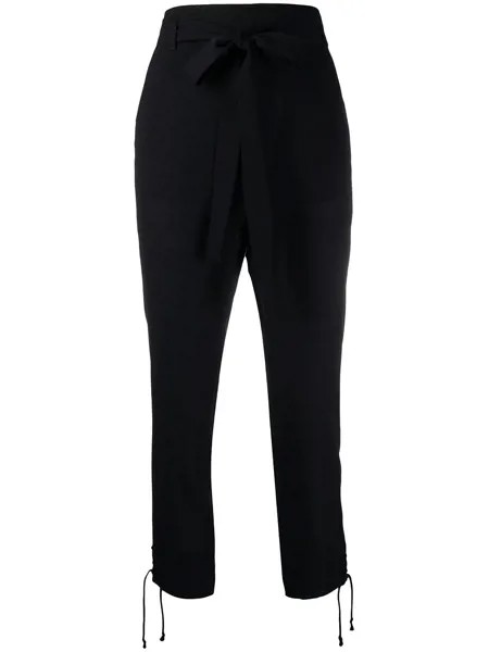 Ann Demeulemeester брюки строгого кроя с завязками