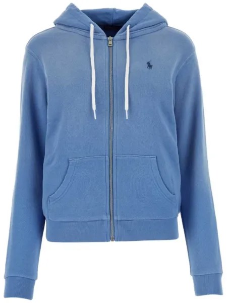 Polo Ralph Lauren толстовка с капюшоном Polo Pony из хлопка, синий