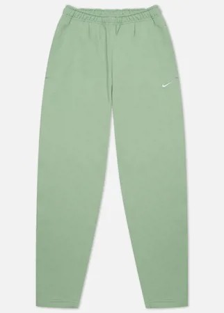 Мужские брюки Nike NRG Solo Swoosh Fleece, цвет зелёный, размер S