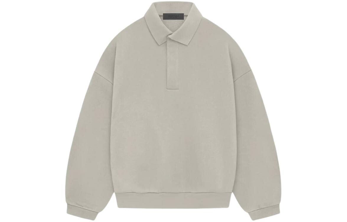 Свитшот-поло с логотипом Fear Of God Essentials, цвет Seal