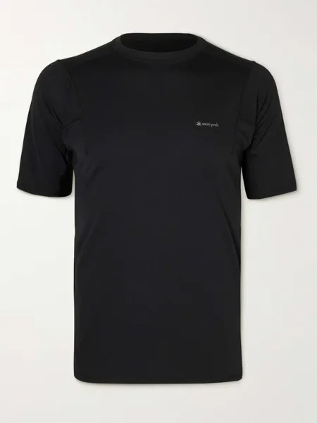 Сетчатая футболка с логотипом Power SNOW PEAK, черный
