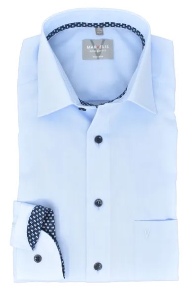 Рубашка MARVELIS Comfort Fit Business, светло синий