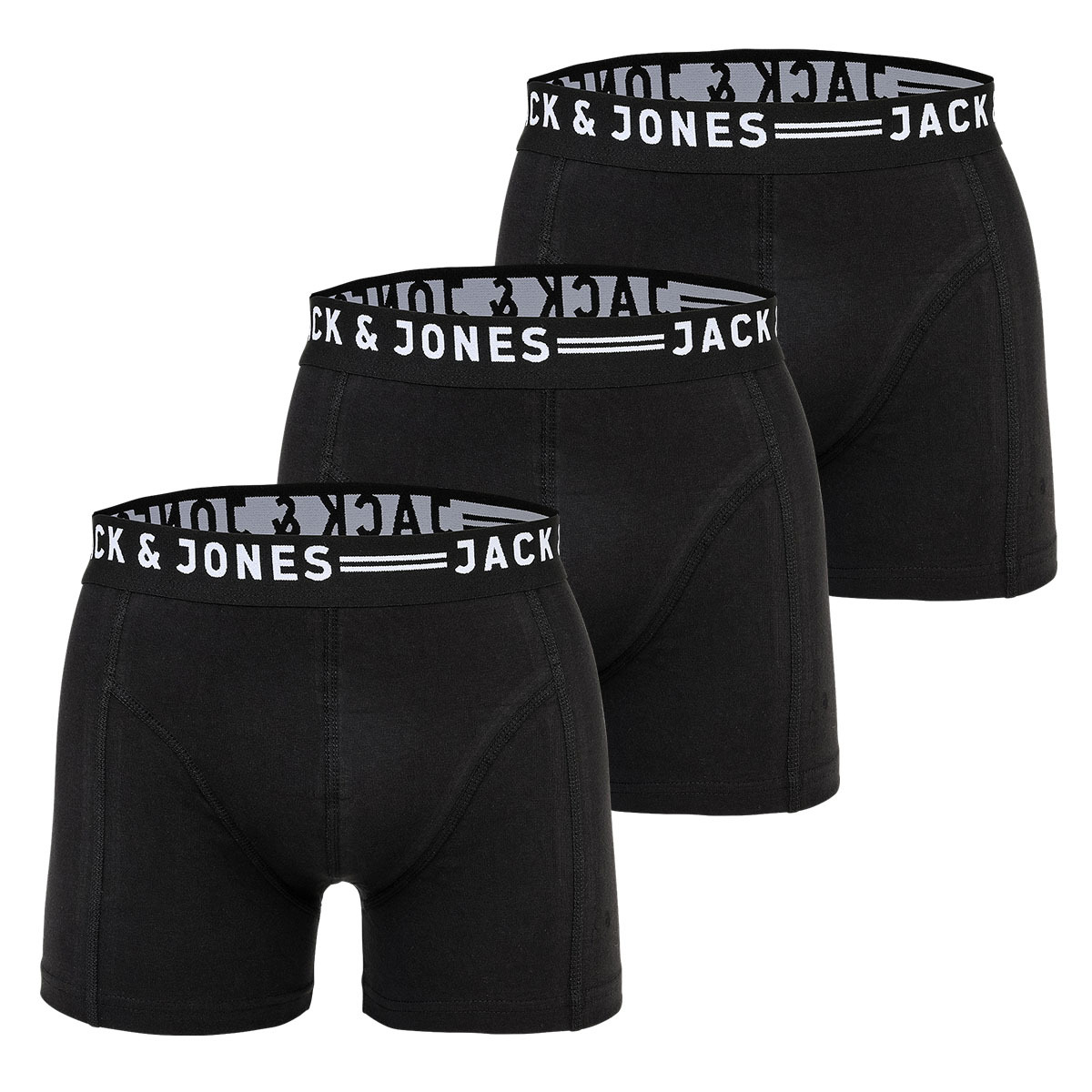 Боксеры Jack & Jones Boxershort 3 шт, черный