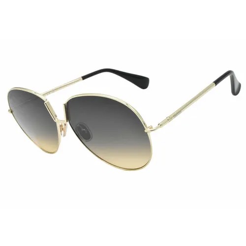 Солнцезащитные очки Max Mara MM0081, золотой, черный
