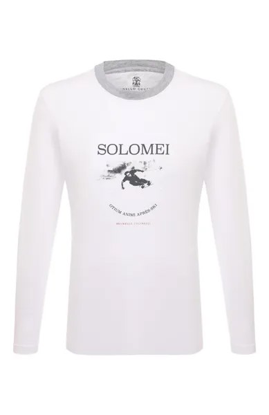 Хлопковый лонгслив Brunello Cucinelli