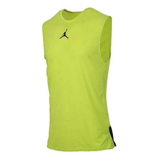 Майка Air Jordan Basketball Training Sports Sleeveless Vest Yellow, желтый