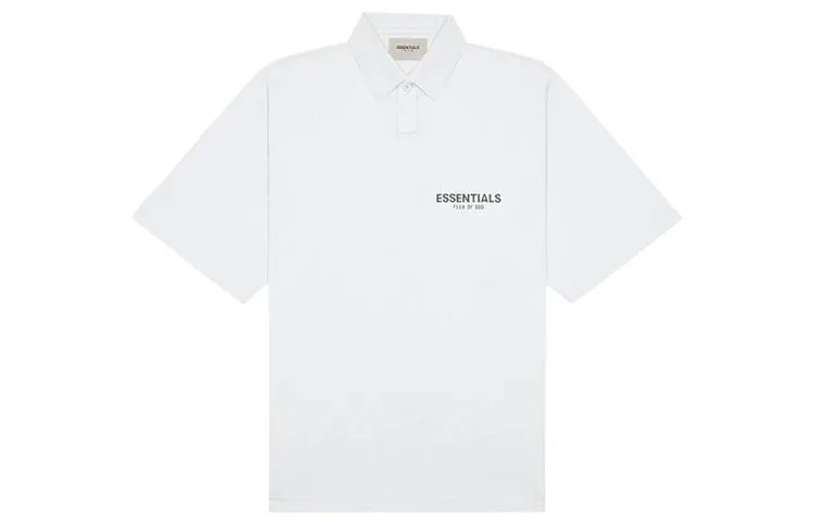 Рубашка поло Ss20 унисекс белая Fear Of God Essentials, белый