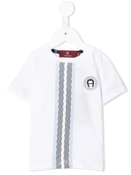 Aigner Kids футболка с логотипом