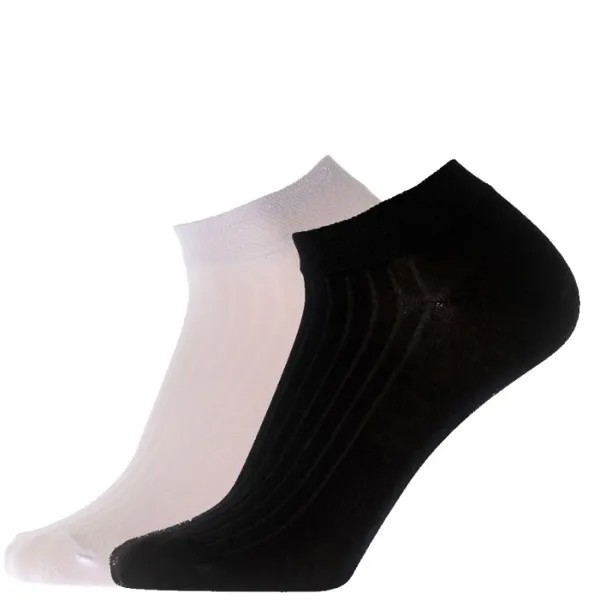 Комплект носков унисекс Pantelemone PNS-156 белых; черных 25 (38-40)