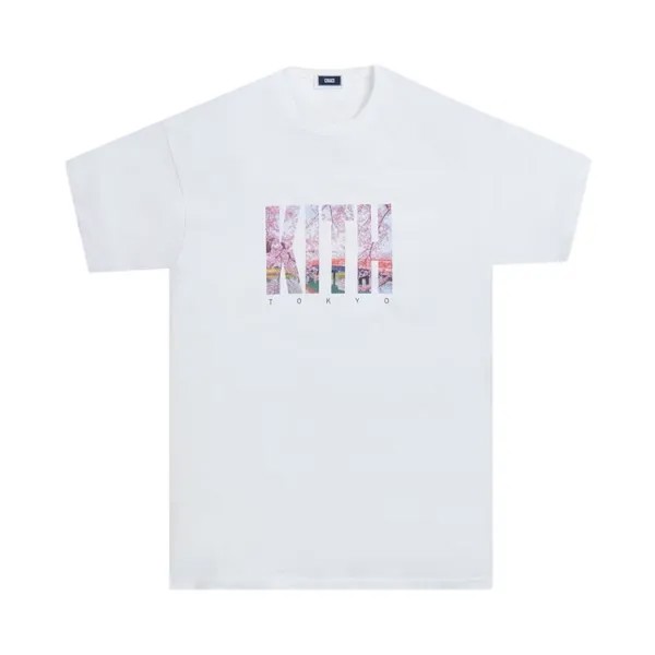 Футболка Kith Tokyo Landmark Tee 'White', белый