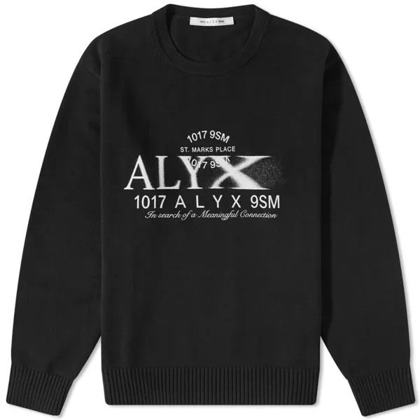 Свитер с графическим рисунком 1017 ALYX 9SM, черный