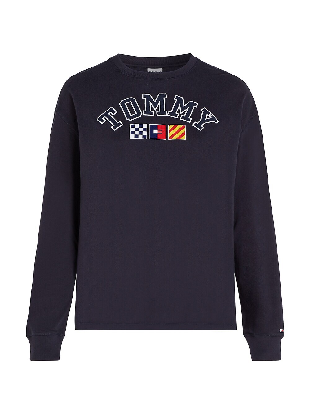 Толстовка Tommy Jeans Curve, ночной синий